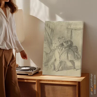 تابلو نقاشی های اوژن دلاکروا - اسپو دکور