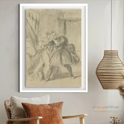 تابلو نقاشی های اوژن دلاکروا - اسپو دکور