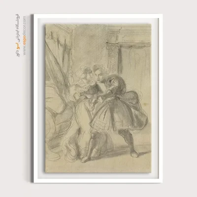 تابلو نقاشی های اوژن دلاکروا - اسپو دکور