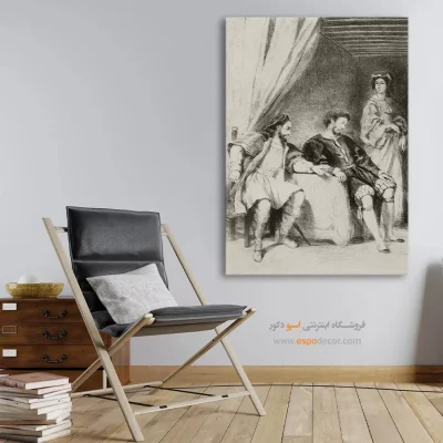 تابلو نقاشی های اوژن دلاکروا - اسپو دکور