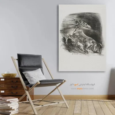 تابلو نقاشی های اوژن دلاکروا - اسپو دکور