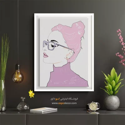 خرید تابلو پرتره - جلوه ماندگار – تابلو چهره - اسپو دکور