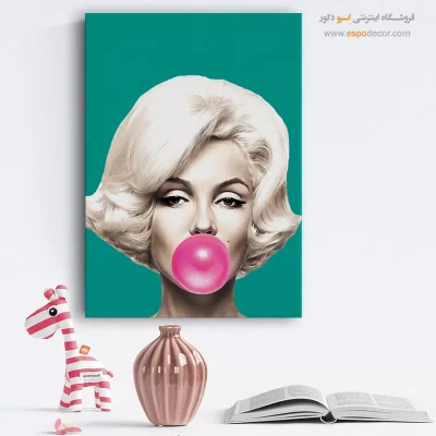 تابلو نقاشی چهره مرلین مونرو