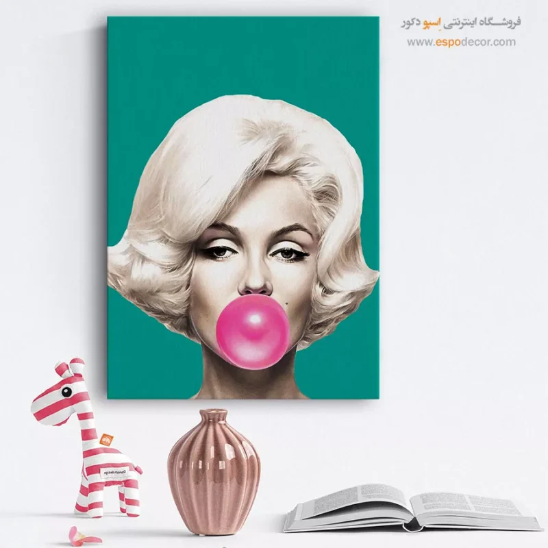 تابلو نقاشی چهره مرلین مونرو