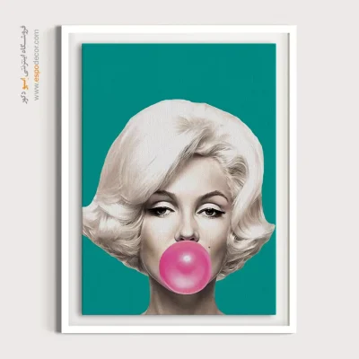 تابلو نقاشی چهره مرلین مونرو - مرلین مونرو – تابلو چهره - اسپو دکور