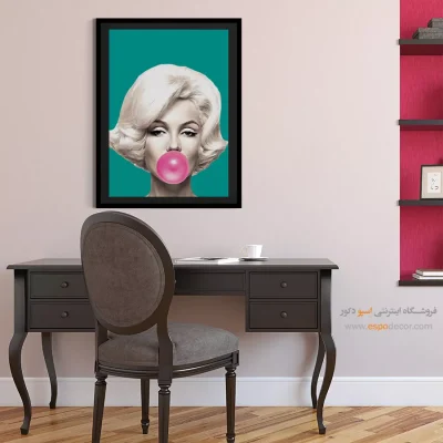 تابلو نقاشی چهره مرلین مونرو - مرلین مونرو – تابلو چهره - اسپو دکور