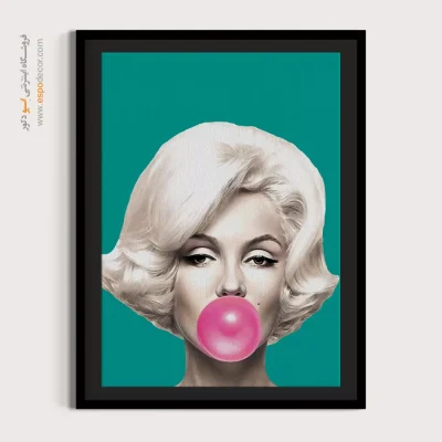 تابلو نقاشی چهره مرلین مونرو - مرلین مونرو – تابلو چهره - اسپو دکور