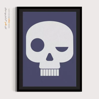 تابلو نقاشی مدرن - رویای آبی – تابلو چهره - اسپو دکور