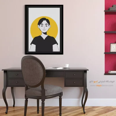 تابلو صورت - احساسی – تابلو چهره - اسپو دکور