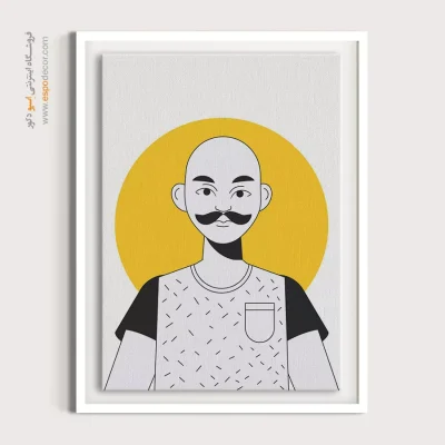 تابلو صورت و چهره - درخشش نگاه – تابلو چهره - اسپو دکور