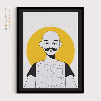 تابلو صورت و چهره - درخشش نگاه – تابلو چهره - اسپو دکور