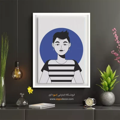 خرید تابلو دیواری چهره - جلوه احساس – تابلو چهره - اسپو دکور