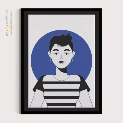 خرید تابلو دیواری چهره - جلوه احساس – تابلو چهره - اسپو دکور