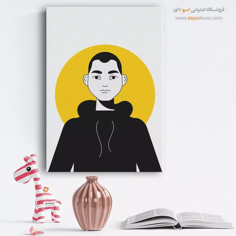 تابلو با طرح چهره