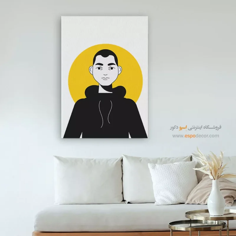 تابلو با طرح چهره
