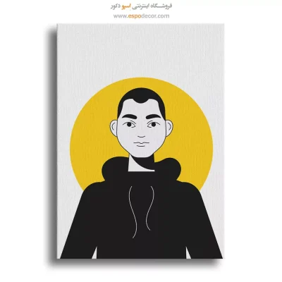 تابلو با طرح چهره