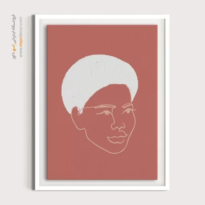 تابلو پرتره - نگاه عاشقانه – تابلو چهره - اسپو دکور