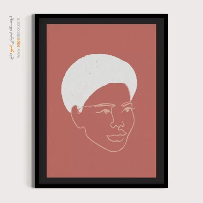 تابلو پرتره - نگاه عاشقانه – تابلو چهره - اسپو دکور