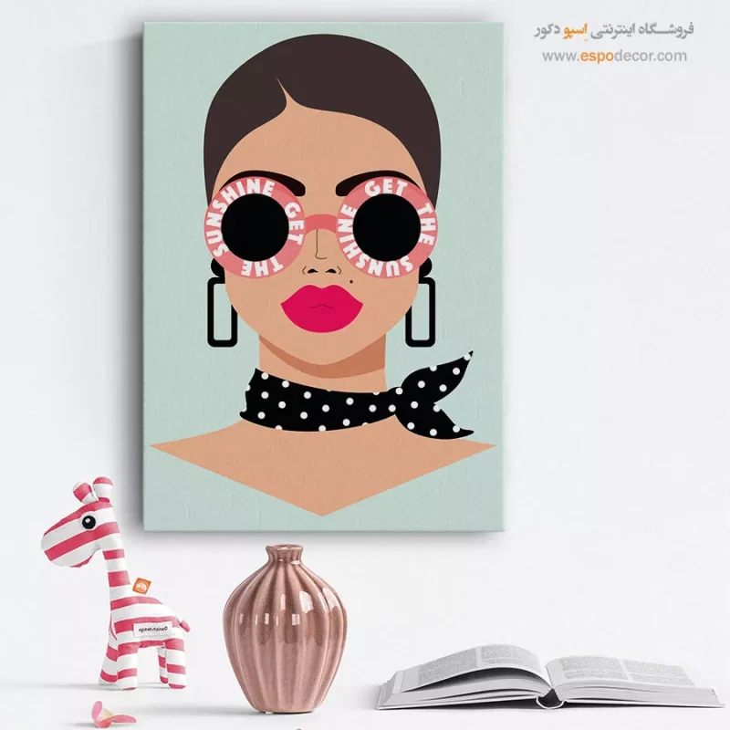 تابلو دکوراتیو چهره