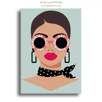 تابلو دکوراتیو چهره
