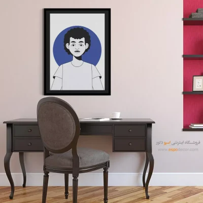 تابلو مینیمال - بی‌پایان – تابلو چهره - اسپو دکور