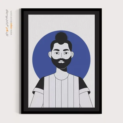 تابلو مینیمال چهره - رویا – تابلو چهره - اسپو دکور