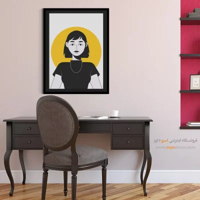 تابلو دکوراتیو برای پذیرایی - شگفت‌انگیز – تابلو چهره - اسپو دکور