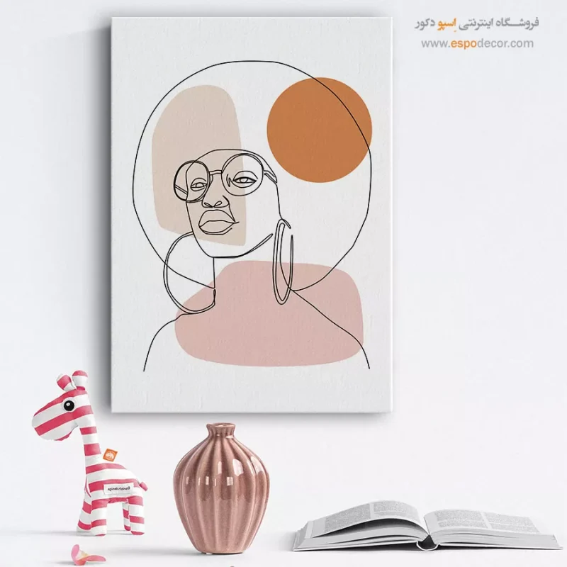 تابلو مینیمال برای اتاق