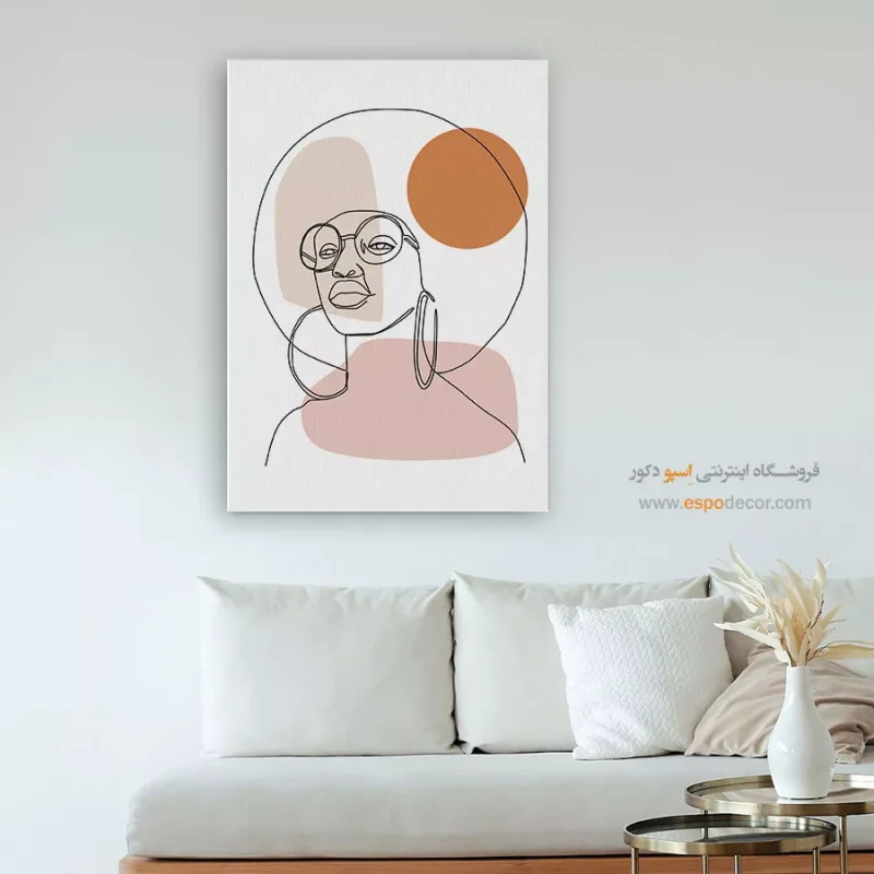 تابلو مینیمال برای اتاق