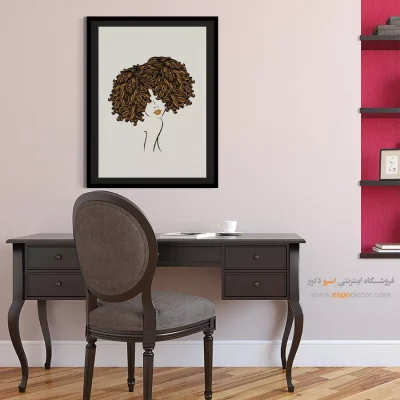 تابلو چهره برای اتاق خواب - زیبایی – تابلو چهره - اسپو دکور