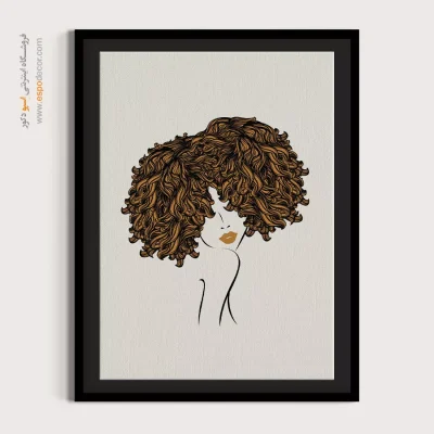 تابلو چهره برای اتاق خواب - زیبایی – تابلو چهره - اسپو دکور