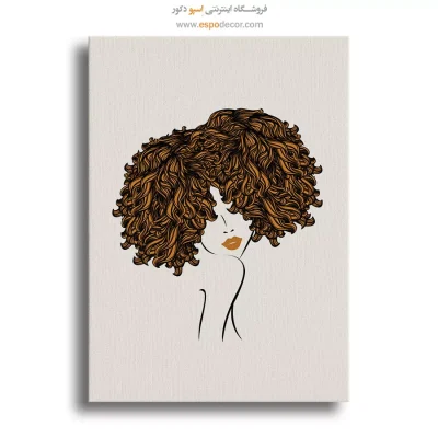 تابلو چهره برای اتاق خواب - زیبایی – تابلو چهره - اسپو دکور