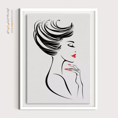 خرید تابلو دکوراتیو برای پذیرایی - افسانه – تابلو چهره - اسپو دکور