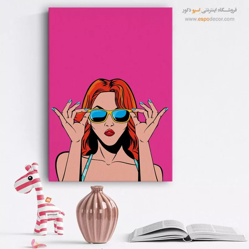 خرید تابلو چهره برای اتاق خواب