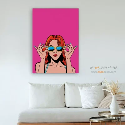 خرید تابلو چهره برای اتاق خواب