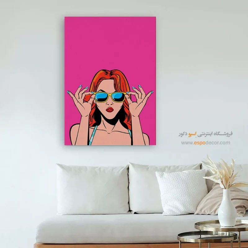 خرید تابلو چهره برای اتاق خواب