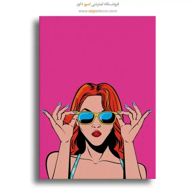 خرید تابلو چهره برای اتاق خواب
