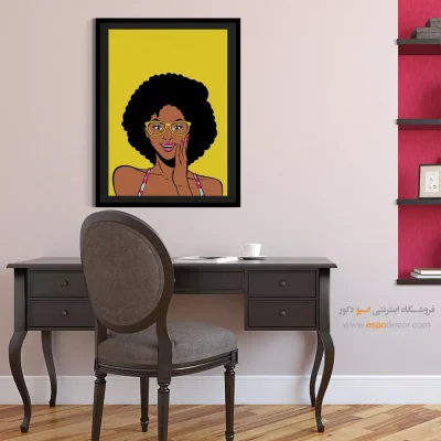 خرید تابلو چهره بزرگ - شگفتی – تابلو چهره - اسپو دکور