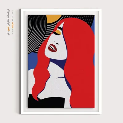 خرید تابلو پرتره بزرگ - جادویی – تابلو چهره - اسپو دکور