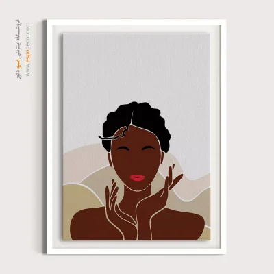 خرید تابلو چهره بزرگ برای پذیرایی - فاخر – تابلو چهره - اسپو دکور