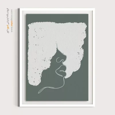 خرید تابلو پرتره بزرگ برای پذیرایی - جلوه – تابلو چهره - اسپو دکور