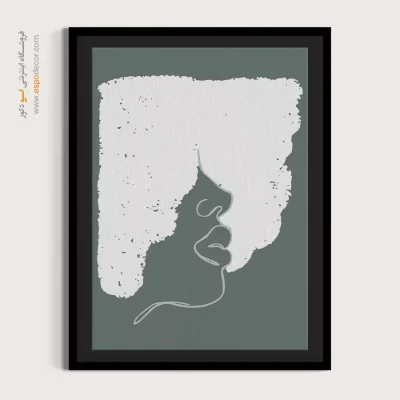 خرید تابلو پرتره بزرگ برای پذیرایی - جلوه – تابلو چهره - اسپو دکور