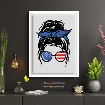 تابلو برای کافه و رستوران - طلوع – تابلو چهره - اسپو دکور