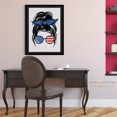 تابلو برای کافه و رستوران - طلوع – تابلو چهره - اسپو دکور