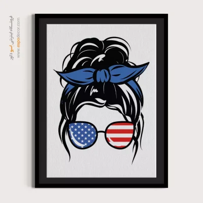 تابلو برای کافه و رستوران - طلوع – تابلو چهره - اسپو دکور