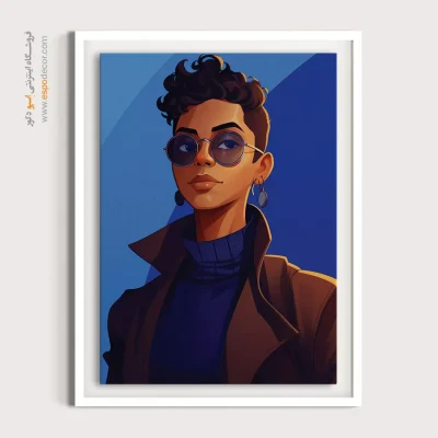 پرفروش‌ترین تابلو پرتره برای پذیرایی - عشق – تابلو چهره - اسپو دکور