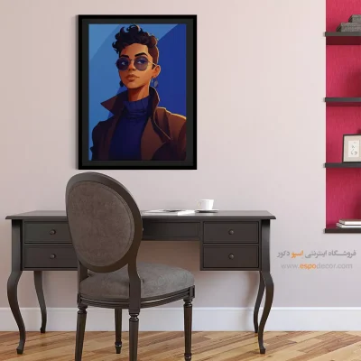 پرفروش‌ترین تابلو پرتره برای پذیرایی - عشق – تابلو چهره - اسپو دکور