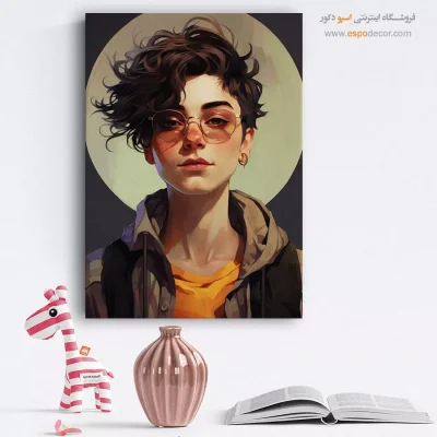 تابلو صورت مینیمال برای دفتر