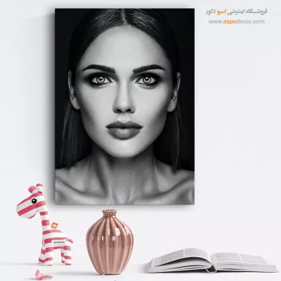 تابلو چهره بدون قاب برای اتاق کار