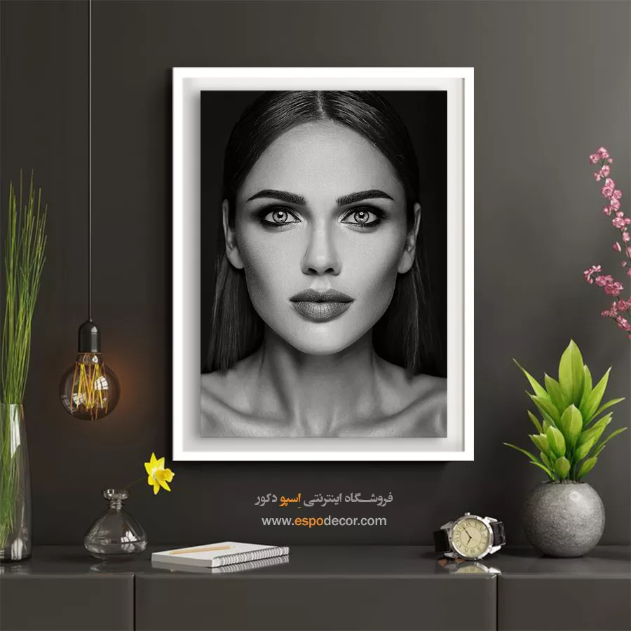 تابلو چهره بدون قاب برای اتاق کار - رؤیای من – تابلو چهره - اسپو دکور